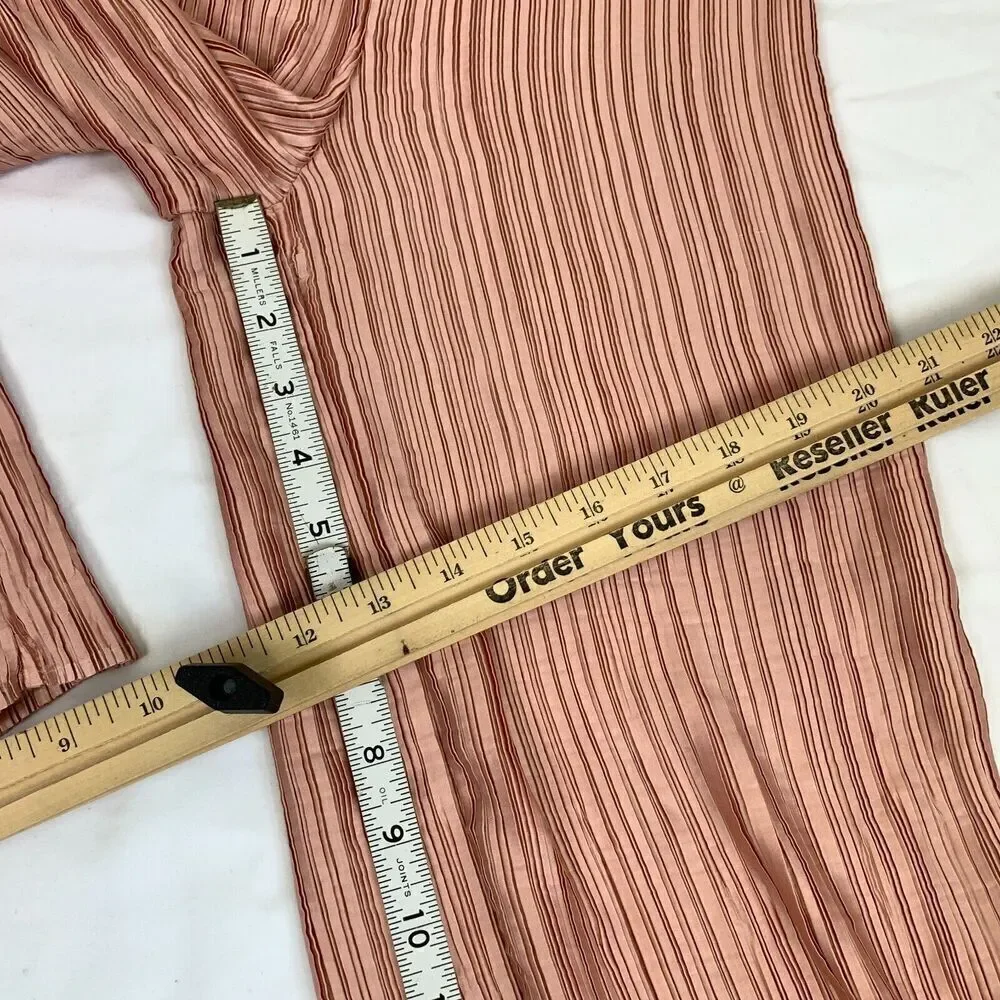 Free People Primavera Pleated Pants x The Jetset Diaries Pink XS